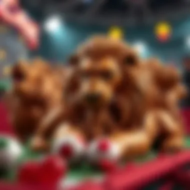 Illustration of various betting strategies applied in 5 Lions Megaways