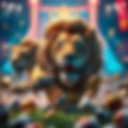 Dynamic gameplay of 5 Lions Megaways showcasing vibrant graphics and animations