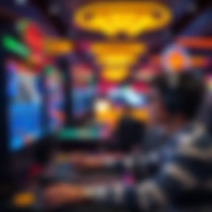 A user enjoying an immersive online gambling experience