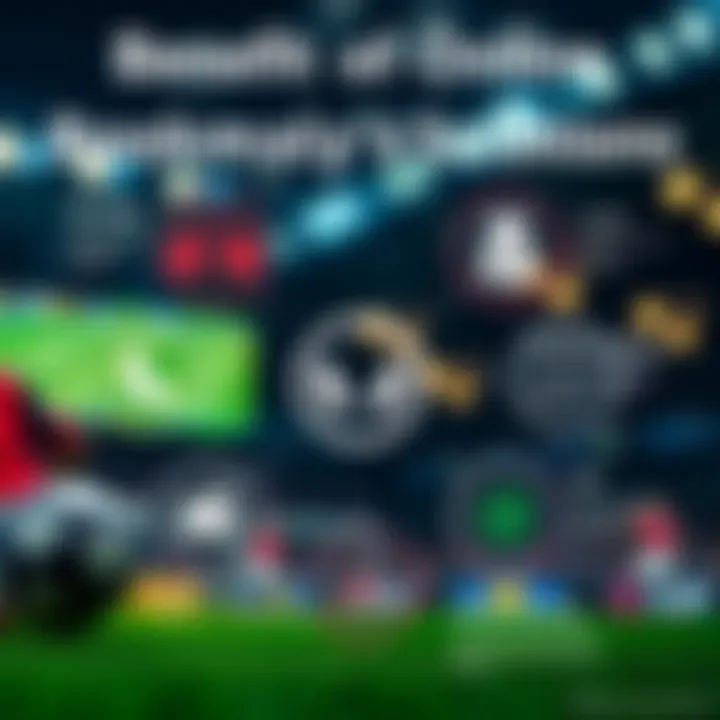 Infographic showcasing the advantages of using online bookmaking software.