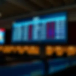 AFL betting odds displayed on a digital screen