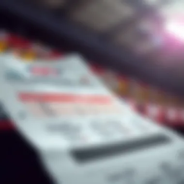 AFL Betting Slip Insights A close-up of a betting slip with various AFL match odds