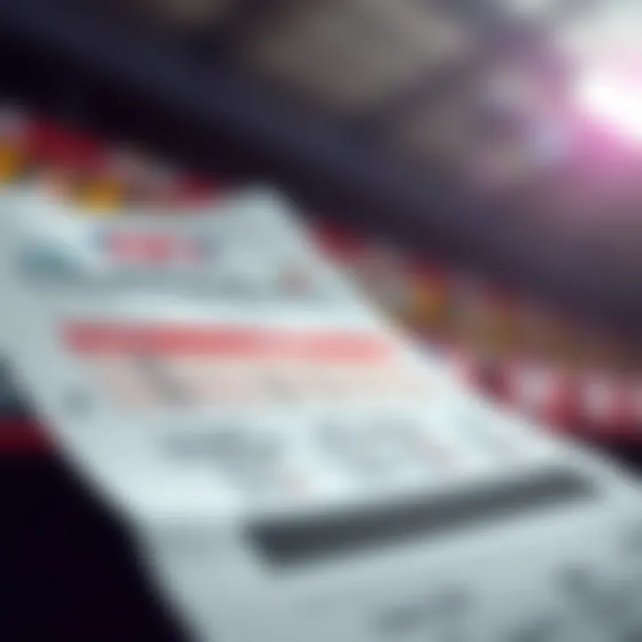 AFL Betting Slip Insights A close-up of a betting slip with various AFL match odds