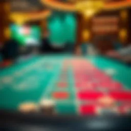An engaging online baccarat table showcasing real-time gameplay