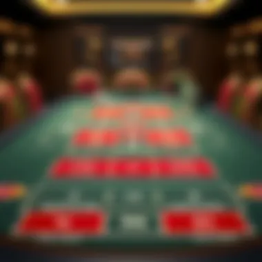 Understanding the Baccarat Table Illustration of baccarat table layout and betting options