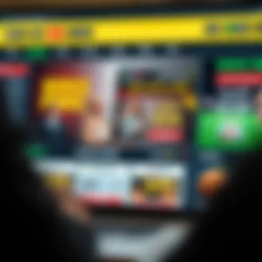 Bonus offers displayed on a betting website