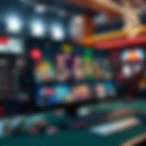 Dynamic betting platform interface showcasing diverse games