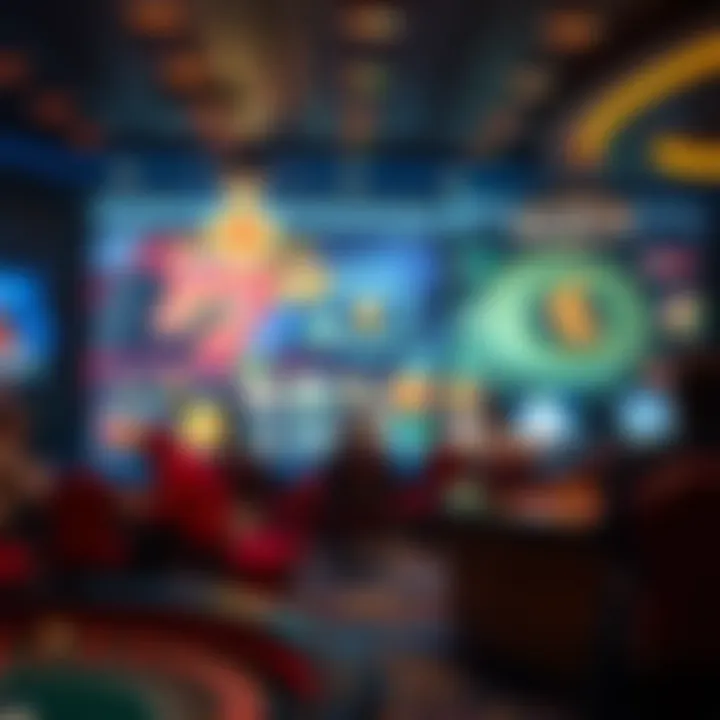 A captivating overview of a virtual casino interface showcasing various games.