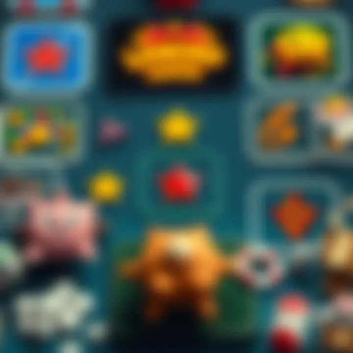 Diverse Game Options Available Various game icons representing the diversity of options available on the platform.