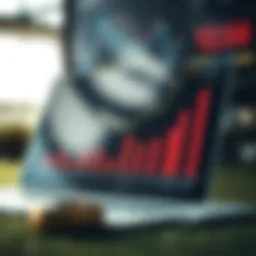 Insightful graph depicting betting trends