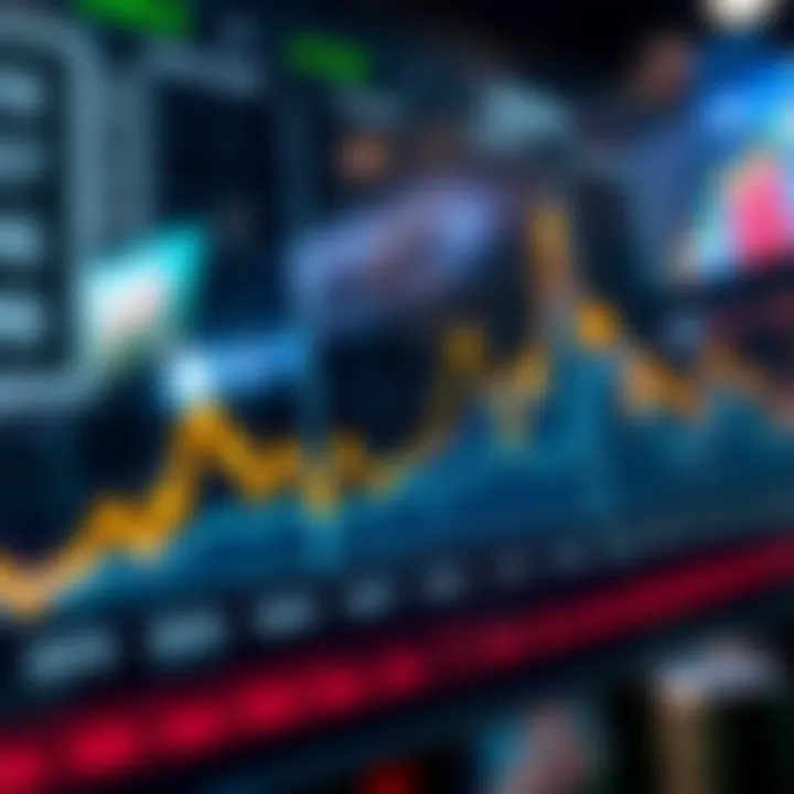 Graph showing betting trends and patterns