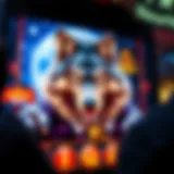 Visual representation of the Big Bad Wolf slot game interface