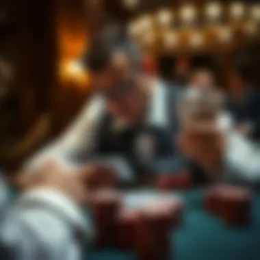 Strategic Insight: Analyzing Your Cards in Blackjack A strategic player analyzing their cards and options