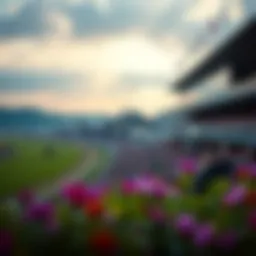 Racecourse view during Cheltenham Festival
