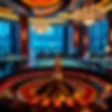 Elegant playing field for Evolution Roulette