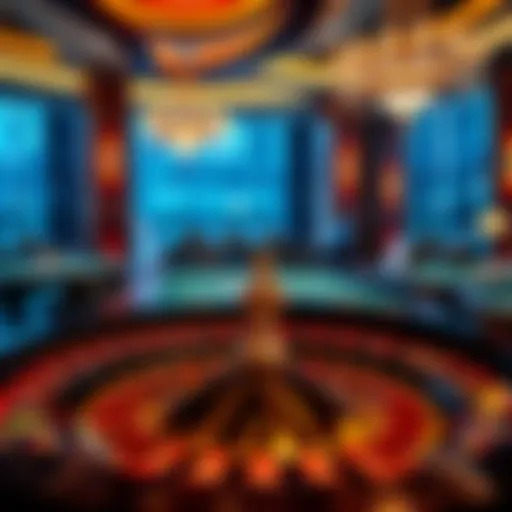 Elegant playing field for Evolution Roulette