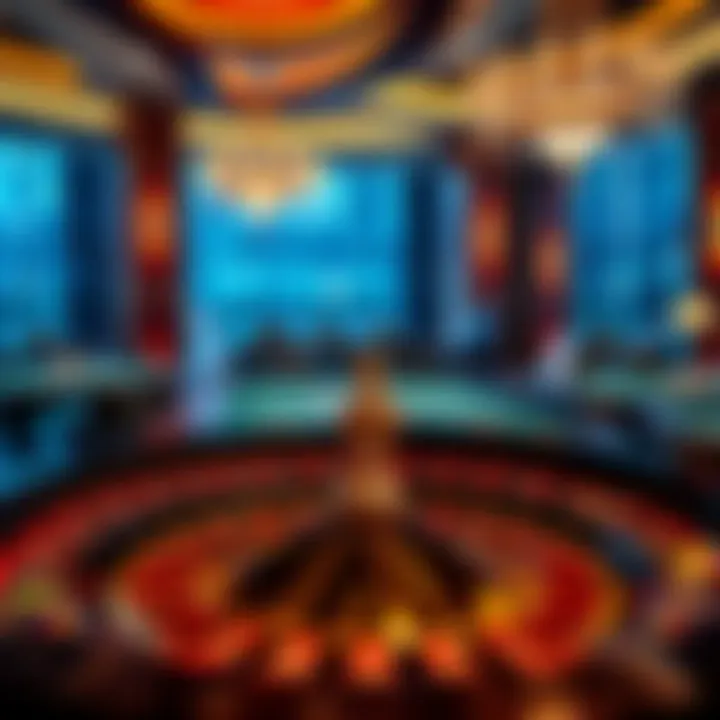 Elegant playing field for Evolution Roulette