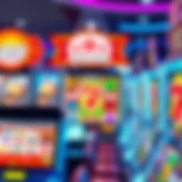 Engaging slot game display with vibrant graphics