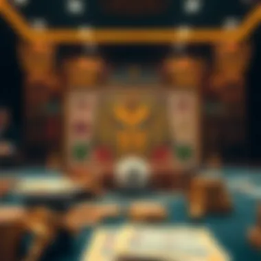 A strategic layout displaying effective betting strategies for the Eye of Horus slot