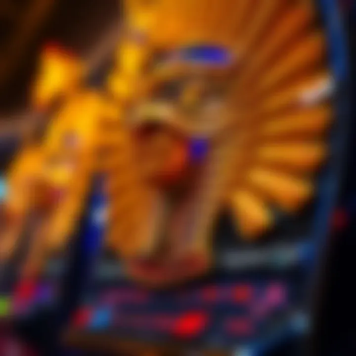 An overview of the Eye of Horus slot machine showcasing its intricate design and features