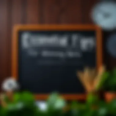 Essential Tips for Winning Bets Tips for successful betting displayed on a chalkboard