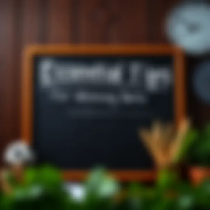 Essential Tips for Winning Bets Tips for successful betting displayed on a chalkboard