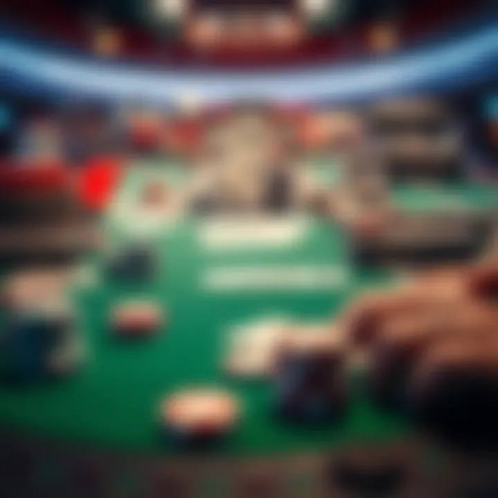 Collage of Various Poker Game Variants A collage of various poker game variants