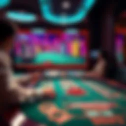 A virtual gaming table with realistic graphics