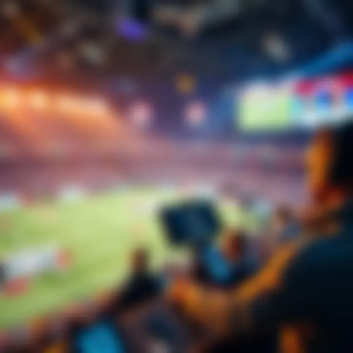 Live Sports Broadcasting Experience Dynamic sports event broadcasting scene