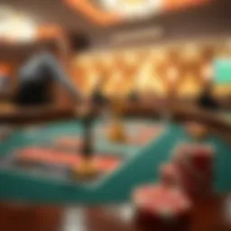 Concept of the Martingale betting strategy explained visually