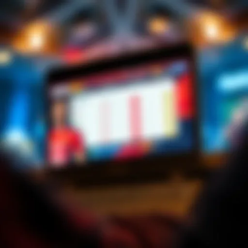 Innovative mobile betting interface