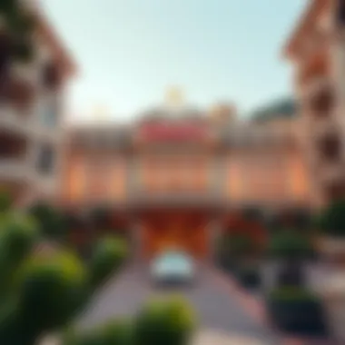 The Architectural Marvel of Monaco Casino Elegant exterior of Monaco Casino showcasing architectural beauty