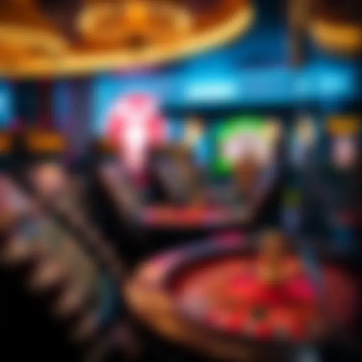 A variety of games available at online casinos