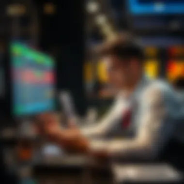 Strategic Betting Analysis Player analyzing betting strategies on an online platform