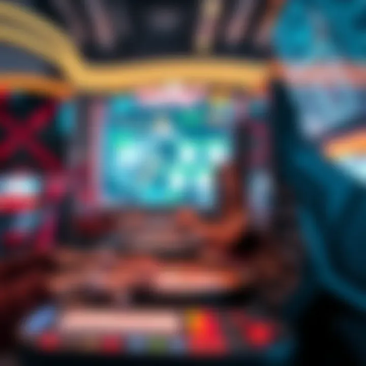 Future Trends in Online Gambling Experience A futuristic depiction of online gambling trends