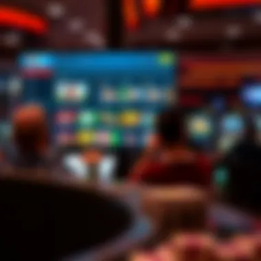 Interactive Betting Experience Dynamic online betting interface showcasing various game options