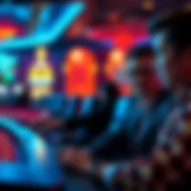 The Social Impacts of Online Casinos in Today’s Society A depiction of the social impacts of online casinos in modern society.