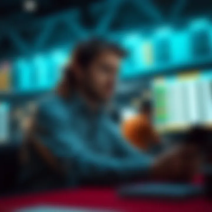 Engaging with Betting Strategy User engaging with betting strategy