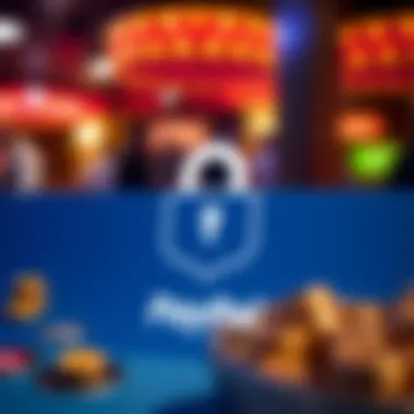 Secure transaction icon with PayPal branding