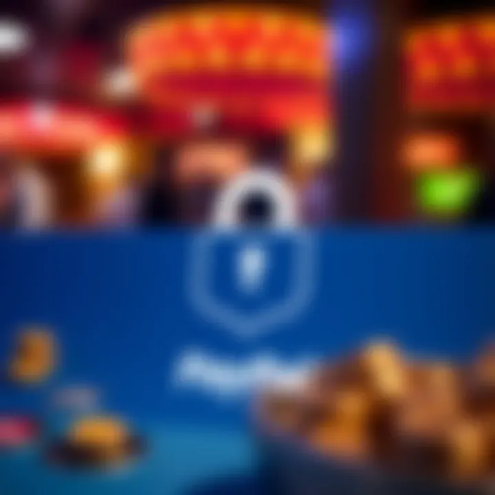 Secure transaction icon with PayPal branding