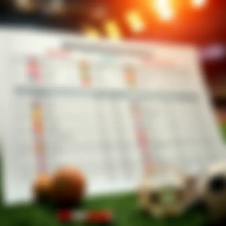 A strategic analysis chart for betting strategies related to the Primera Division