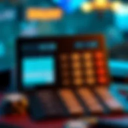 Illustration of probability calculator interface