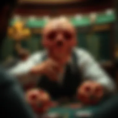 Psychological Mechanisms in Casino Games An artistic representation of the psychological aspects of gambling.