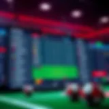 Dynamic betting interface showcasing real-time odds
