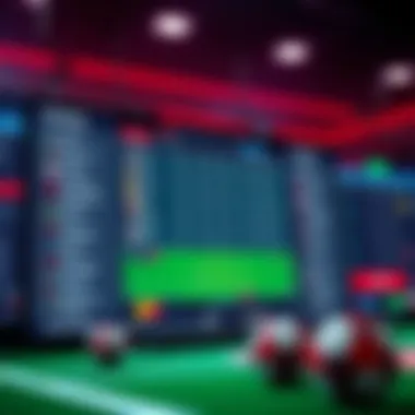 Dynamic betting interface showcasing real-time odds