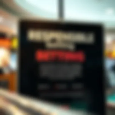 Emphasizing Responsible Betting Practices A responsible betting reminder poster