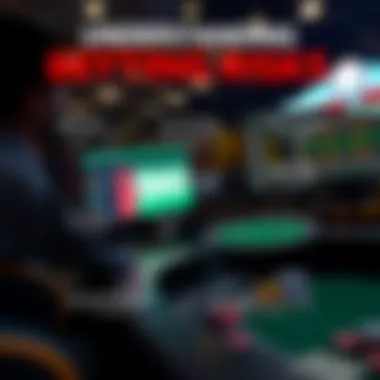 Understanding Online Betting Risks An infographic depicting the risks associated with online betting