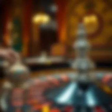 Historical depiction of roulette's origins and evolution
