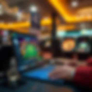 Secure online casino interface showcasing user-friendly design