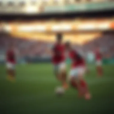 Sevilla football team in action